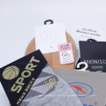 Custom Printing Brand Name Logo Paper Packaging Sock Label